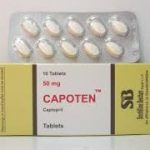 Capoten Captopril 25mg  similar to concor 80 Tablets