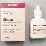 Elocon Mometasone furoate 0.1% (Brand) Schering 4X15ml Lotion