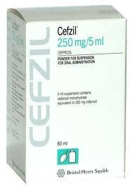Cefzil  Cefprozil 250mg  BMS 24 Tablets