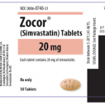 Zocor Simvastatin 20mg 35 Tablets